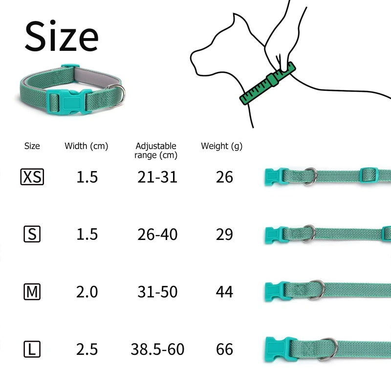 Pet Products Reflective Nylon Collar For Dogs Full Sky Star Night Safety Pet Collar Soft Lined Dog Collar