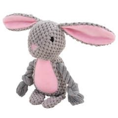 Plush sound-making cotton rope toys for pets, interactive bite-resistant toys for dogs
