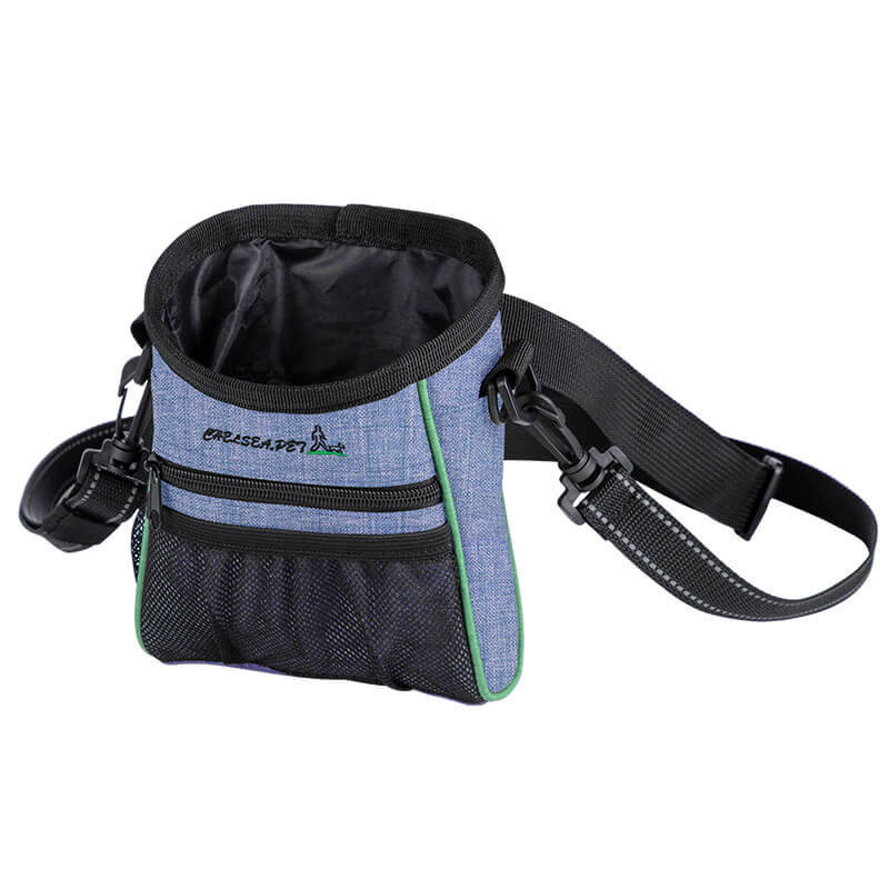 Dog outing snack bag waterproof pet training bag Oxford cloth training waist bag