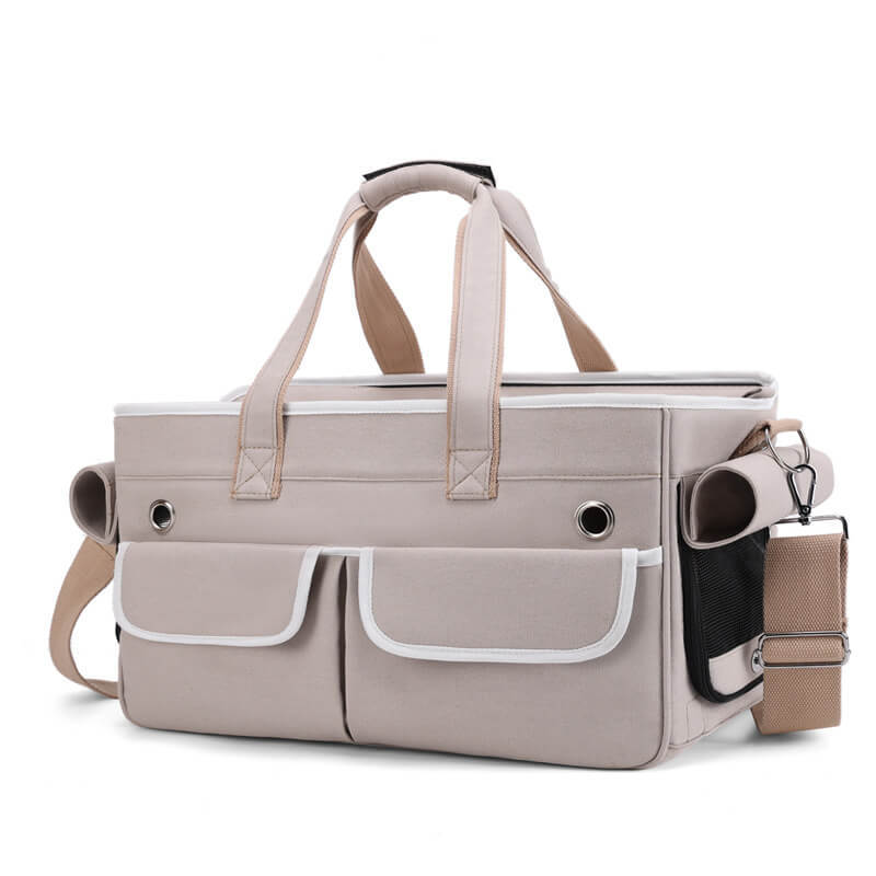Large Crossbody portable breathable pet bag, portable pet bag