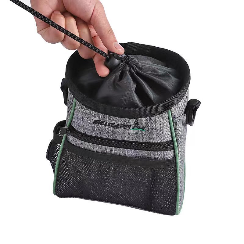 Dog outing snack bag waterproof pet training bag Oxford cloth training waist bag