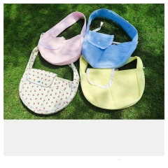LM0097H outing pet carriers Pet Cat Canvas Bag Portable carrying crossbody bag for outdoor use Cat shoulder bag