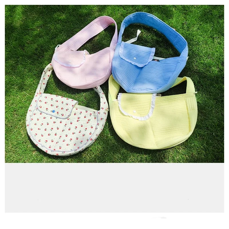 LM0097H outing pet carriers Pet Cat Canvas Bag Portable carrying crossbody bag for outdoor use Cat shoulder bag