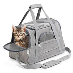 New Pet Bag Portable Cat Bag Dog Outing Bag Messenger Pet Bag Amazon Breathable Pet car bag