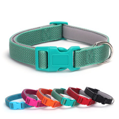 Pet Products Reflective Nylon Collar For Dogs Full Sky Star Night Safety Pet Collar Soft Lined Dog Collar