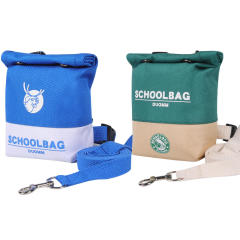 Small and medium-sized pet backpack with leash