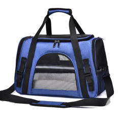 New Pet Bag Portable Cat Bag Dog Outing Bag Messenger Pet Bag Amazon Breathable Pet car bag