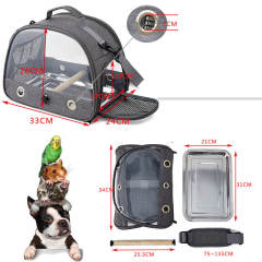 Folding bag for small pets going out, bird bag, parrot and pigeon bag