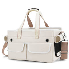 Large Crossbody portable breathable pet bag, portable pet bag