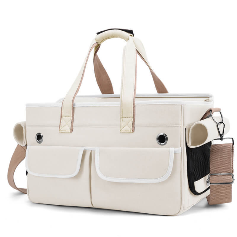Large Crossbody portable breathable pet bag, portable pet bag