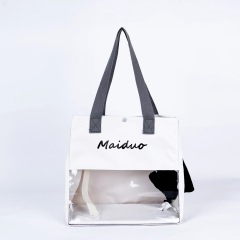 Summer Portable Breathable Canvas Cat Bag