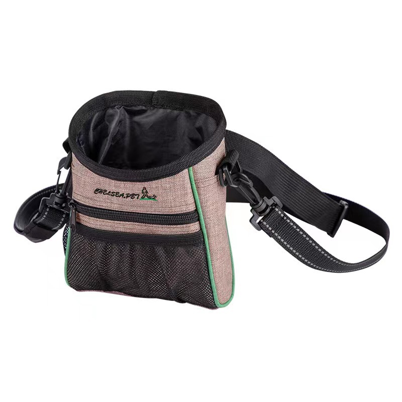Dog outing snack bag waterproof pet training bag Oxford cloth training waist bag