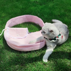 LM0097H outing pet carriers Pet Cat Canvas Bag Portable carrying crossbody bag for outdoor use Cat shoulder bag