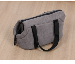 New open-headed cat bag, portable pet bag for outings, portable cat bag for outings, shoulder bagMaterial: Cotton and linen