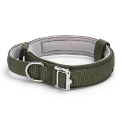 Luxury Tactical Dog Collar Adjustable Military Nylon Dog Collar Heavy Duty Metal Buckle With Handle For Dog Training