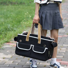 Large Crossbody portable breathable pet bag, portable pet bag