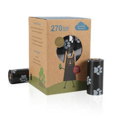 18 rolls of biodegradable pet poop bags