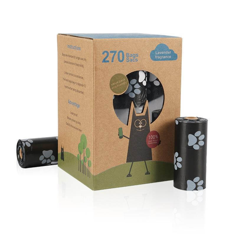 18 rolls of biodegradable pet poop bags