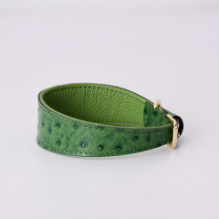 Heavy Duty Leather Dog Collar Soft and Strong Puppy Collar Adjustable Dog Training Collar