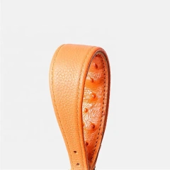 Heavy Duty Leather Dog Collar Soft and Strong Puppy Collar Adjustable Dog Training Collar