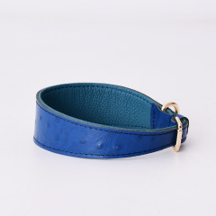 Heavy Duty Leather Dog Collar Soft and Strong Puppy Collar Adjustable Dog Training Collar