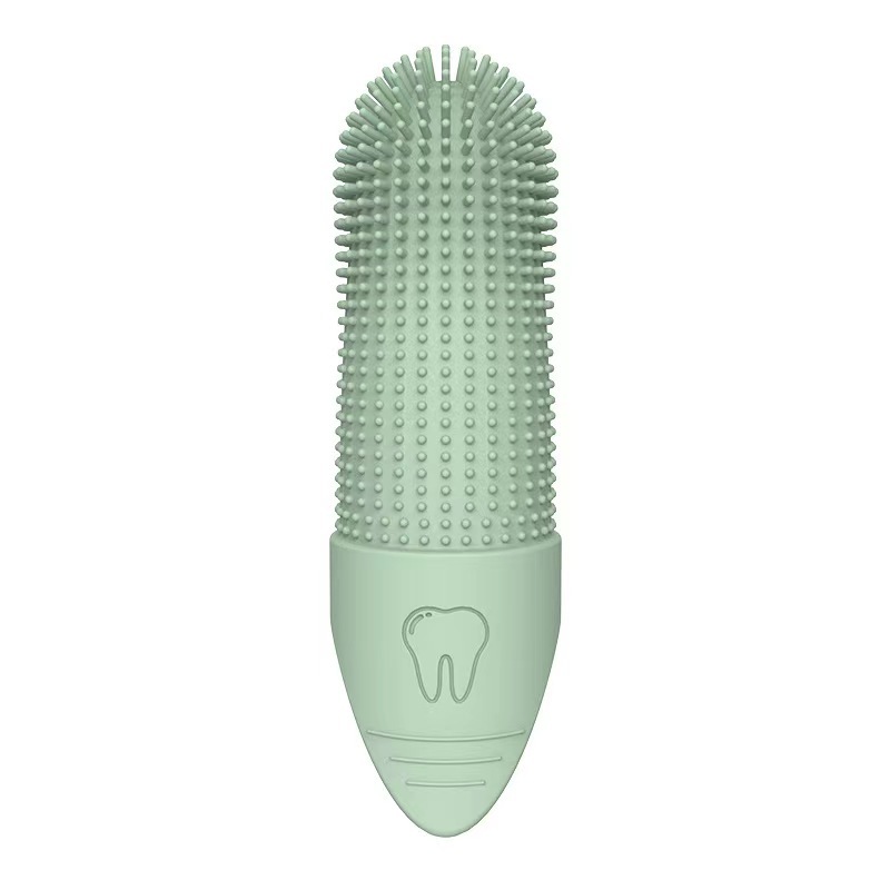 Silicone cat and dog toothbrush, pet dental and dog tooth care finger cots