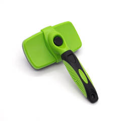 Pet comb, needle comb to remove floating hair, dog massage and comb brush, automatic hair removal comb, cat beauty and self-cleaning comb supplies