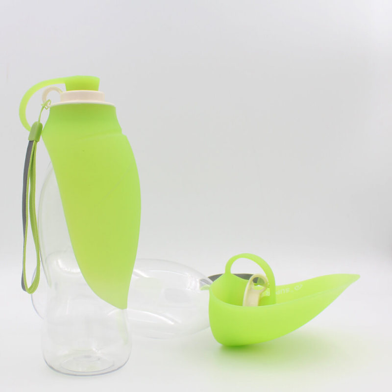 Pet water feeder dog travel cup Large capacity outdoor clamshell water bottle