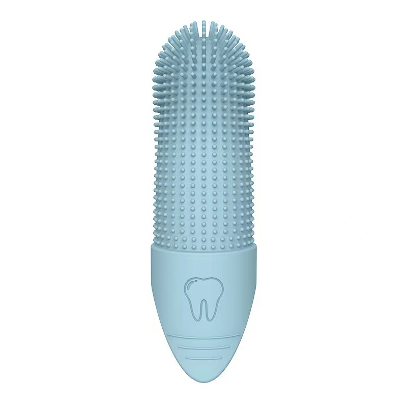 Silicone cat and dog toothbrush, pet dental and dog tooth care finger cots