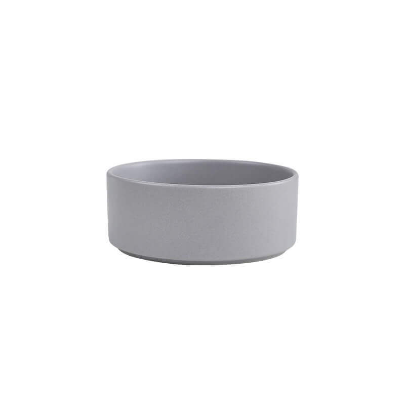 Assorted ceramic bowls for cats and dogs, without wooden stand