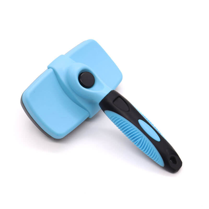 Pet comb, needle comb to remove floating hair, dog massage and comb brush, automatic hair removal comb, cat beauty and self-cleaning comb supplies