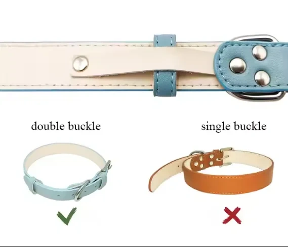 Luxury Fashion Brand Pet Collar Popular Designer Dog Vegan Leather Collar Wholesale
