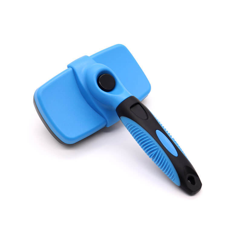 Pet comb, needle comb to remove floating hair, dog massage and comb brush, automatic hair removal comb, cat beauty and self-cleaning comb supplies
