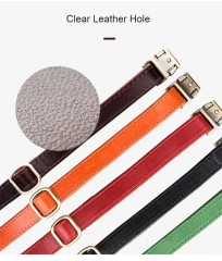 Custom Logo Engraved Buckle Leather Dog Collar Genuine Solid Color PU Genuine Leather Pet Dog Collar for Medium Large Dogs