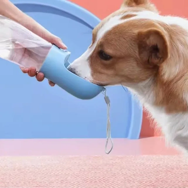Travel Pet Portable Drinking Water Bottle for Dog Custom Pet Dogs Bottles Feeder Wholesale Push Large Cat