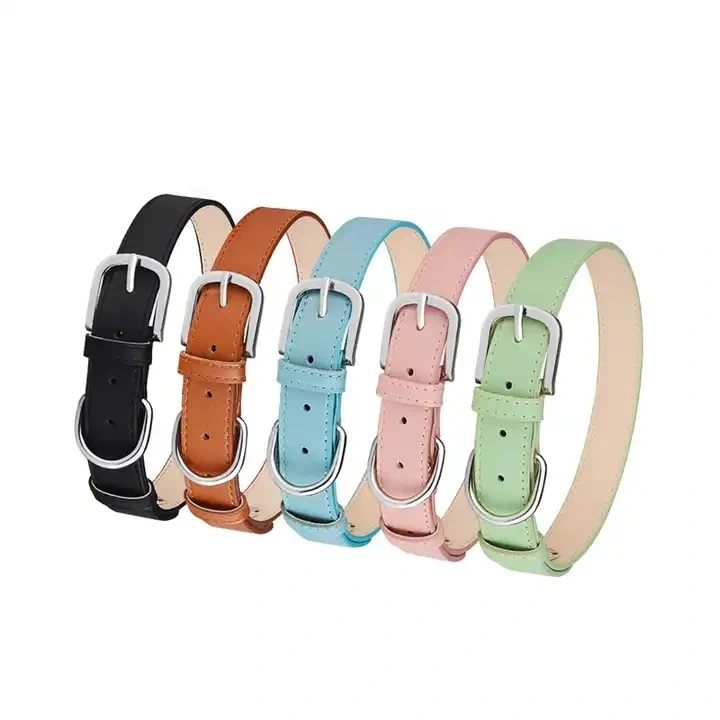 Luxury Fashion Brand Pet Collar Popular Designer Dog Vegan Leather Collar Wholesale