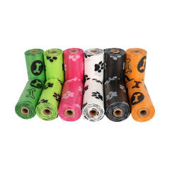 8 rolls of biodegradable pet dog poop bags