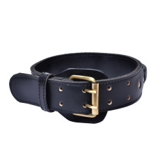 Cowhide dog collar, suitable for medium and large dogs, such as Golden Retriever, German Shepherd, Dogo Argentino