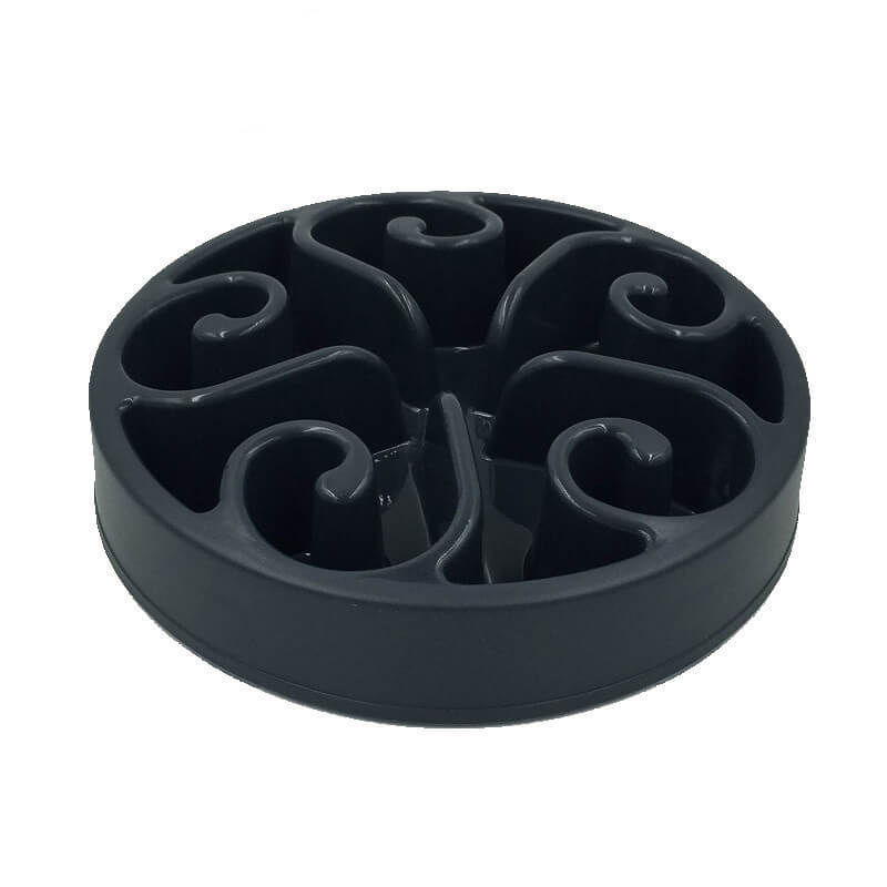 Dog slow eating bowl, anti-choking pet food bowl, anti-slip bottom bowl