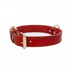 Wholesale Adjustable Custom Luxury Fashion Pet Blank Leather Heavy Duty Dog Collar For Small Medium Large Dogs