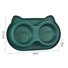 Dog bowls, cat bowls, slow eating non-slip stainless steel bowls