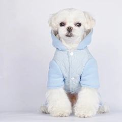 Winter Windproof And Warm Dog Coat Pet Four-legged Clothing Pet Padded Clothes