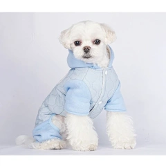 Winter Windproof And Warm Dog Coat Pet Four-legged Clothing Pet Padded Clothes
