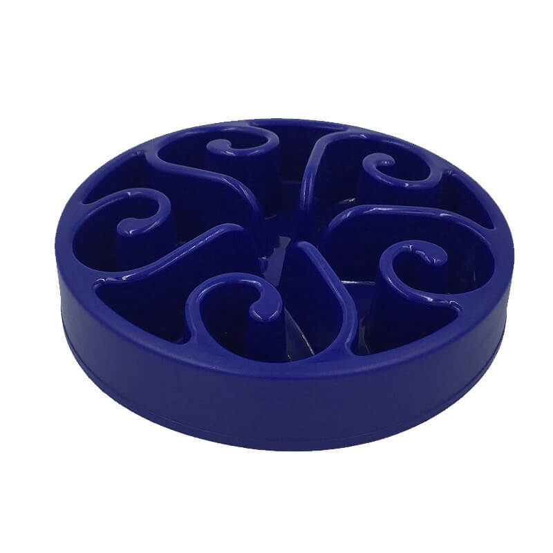 Dog slow eating bowl, anti-choking pet food bowl, anti-slip bottom bowl