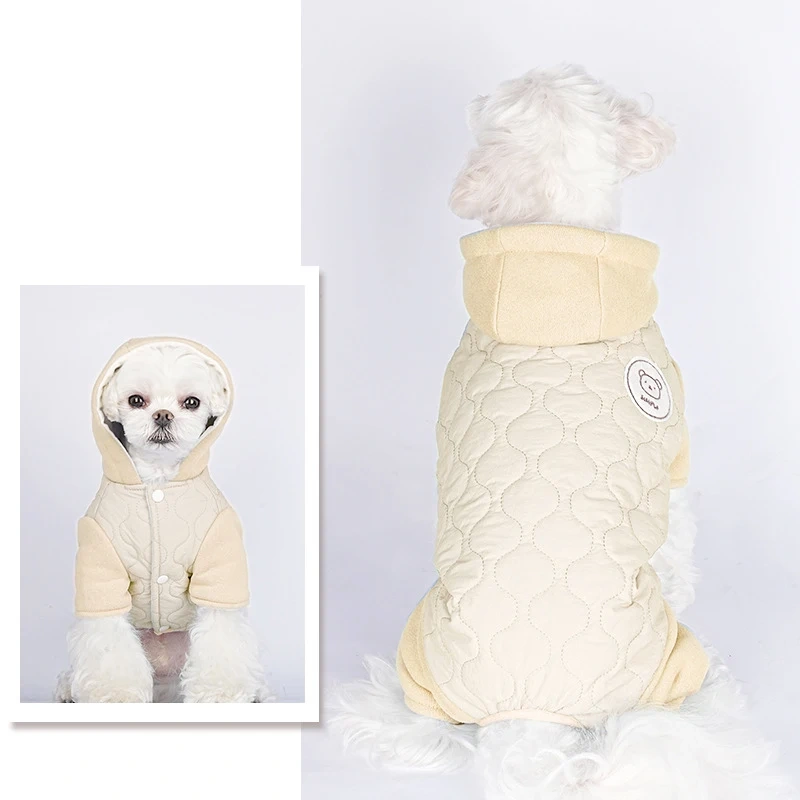 Winter Windproof And Warm Dog Coat Pet Four-legged Clothing Pet Padded Clothes