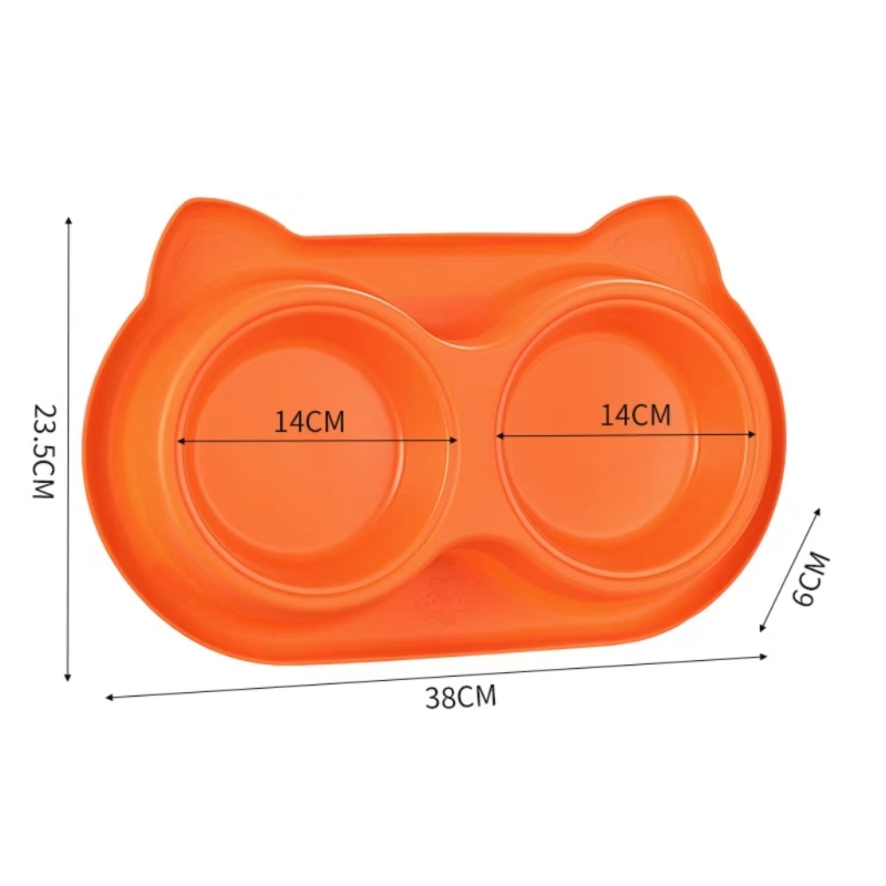 Dog bowls, cat bowls, slow eating non-slip stainless steel bowls