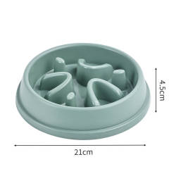Dog slow eating bowl, anti-choking pet food bowl, anti-slip bottom bowl