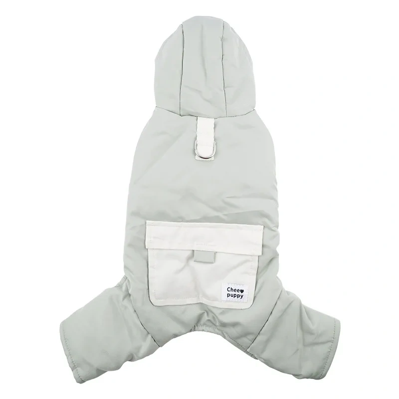 Wholesale Customization Pet Clothes Fashion Classic Dog Jacket Windproof Warm Winter Pets Coat Hooded Jumpsuit Jackets