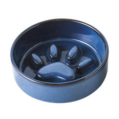 Ceramic cat bowl dog bowl, dog puppy slow feeding bowl