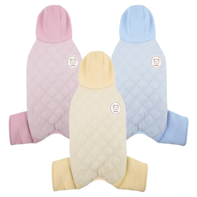 Winter Windproof And Warm Dog Coat Pet Four-legged Clothing Pet Padded Clothes